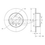TOMEX Brakes Bremsscheibe